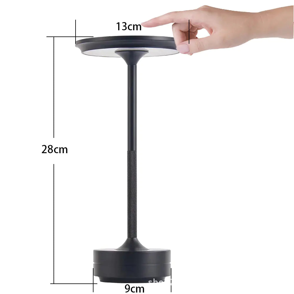 Lampe de table de bar créative avec chargement USB (éclairage d'ambiance)