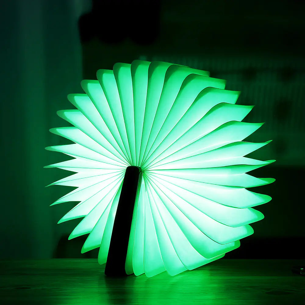Lampe de lecture LED pliable avec design rechargeable coloré