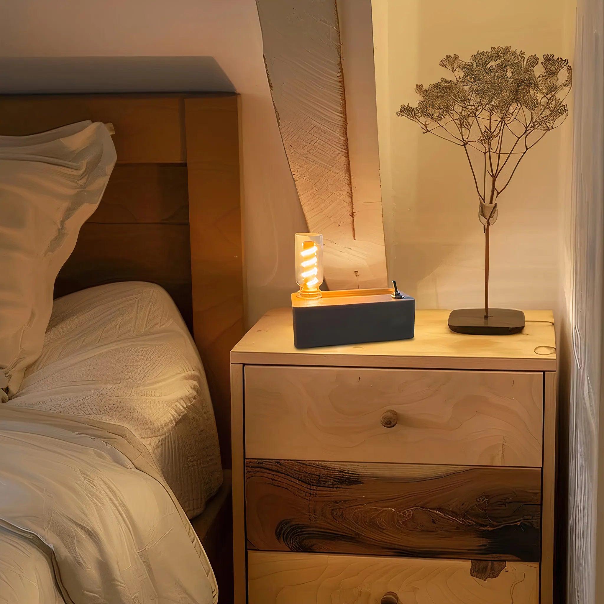 Veilleuse mécanique rétro