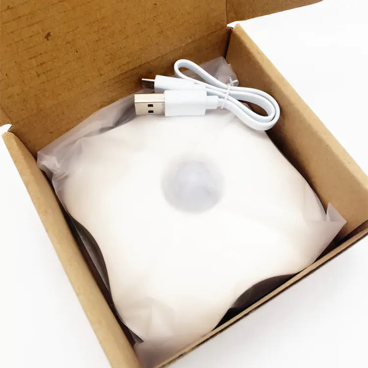 Veilleuse LED en forme de trèfle avec détecteur de mouvement (rechargeable)