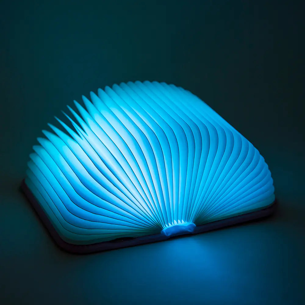 Lampe de lecture LED pliable avec design rechargeable coloré