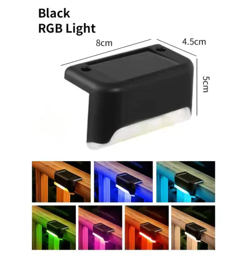 Lampe d'escalier solaire LED étanche (unité simple)