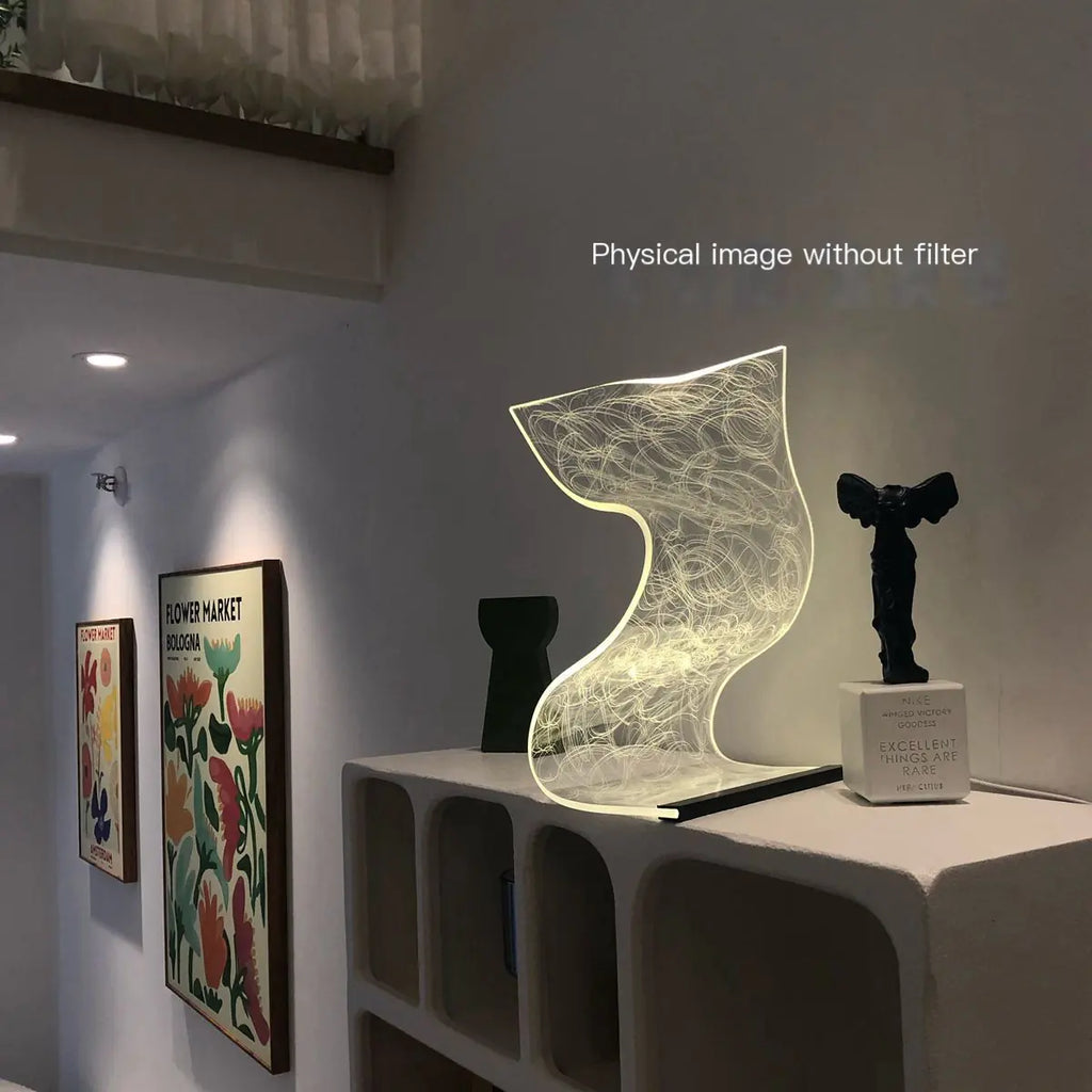 Lampe de table esthétique et créative pour la décoration de la chambre