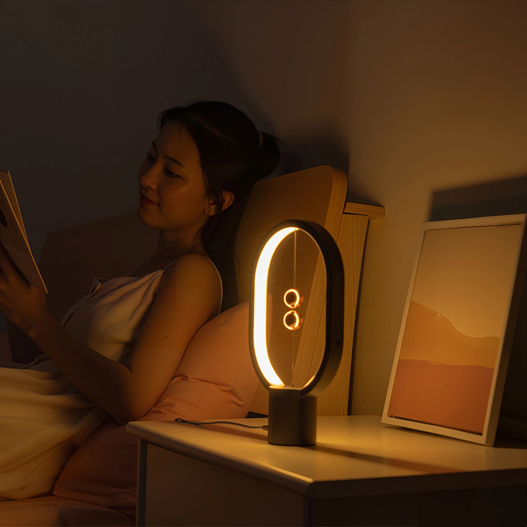 Lampe d'équilibre à lévitation magnétique HENGPRO - Veilleuse créative