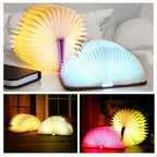 Lampe de lecture LED pliable avec design rechargeable coloré