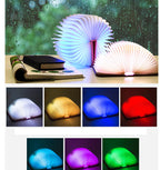 Lampe de lecture LED pliable avec design rechargeable coloré